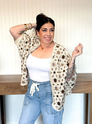 Meadow Drift Crochet Cardigan - 150 Kimonos + Cardigans - The Farmhouse