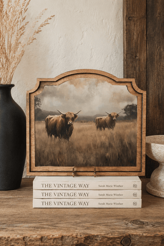 Meadow Highlands Provincial Framed Art - 420 Home Decor - The Farmhouse