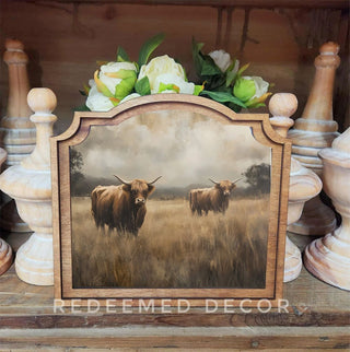 Meadow Highlands Provincial Framed Art - 420 Home Decor - The Farmhouse