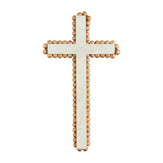 Medium Gold Bead Cross - The Farmhouse