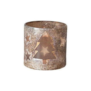 Mercury Glass Trees Votive Candle Holder - The Farmhouse