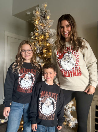 Merry Christmas Youth Unisex Graphic Sweatshirt - 120 Graphic Tees - The Farmhouse