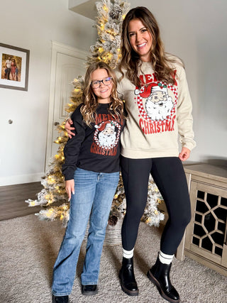 Merry Christmas Youth Unisex Graphic Sweatshirt - 120 Graphic Tees - The Farmhouse