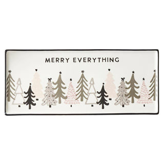 Merry Everything Christmas Tree Ceramic Tray - The Farmhouse