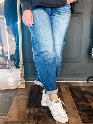 Mesa Horizon High RIse Crop Barrel Jeans - The Farmhouse