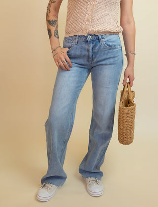 MICA The Railroad Stripe Denim Pants - 210 Jeans - The Farmhouse