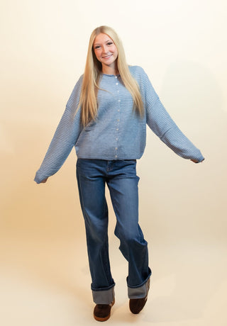 MICA Women's Tiber Blue Autumn Cuff Jeans - 210 Jeans - The Farmhouse