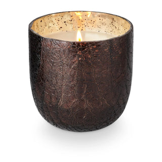 Midnight Pumpkin Large Boxed Crackle Glass Candle - 410 Candles & Scents - The Farmhouse