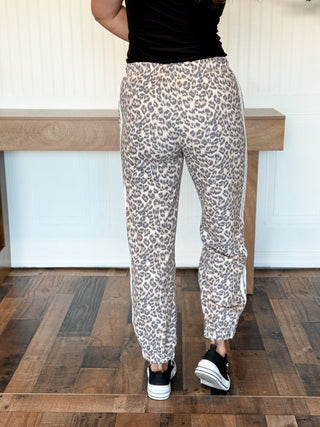 Midnight Run Leopard Track Pants - 240 Pants - The Farmhouse