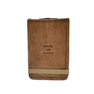 Mini Dreams And Schemes Leather Journal - 423 Stationery - The Farmhouse
