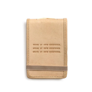 Mini Think, Speak, Write Leather Journal - Honey 4"x6" - 423 Stationery - The Farmhouse