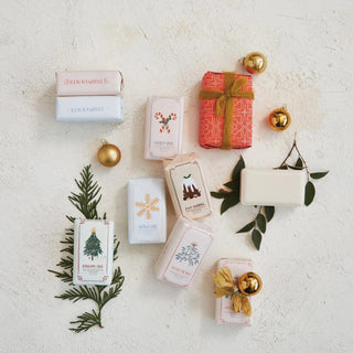 Alternate view of Mistletoe Kiss scented milled bar soap for the holidays