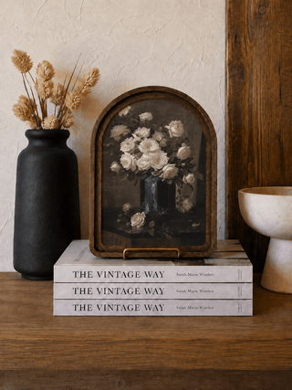 Moody Roses Arch Framed Art 6x8" - 420 Home Decor - The Farmhouse