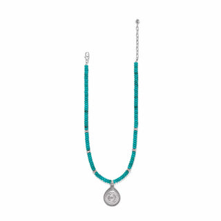 BRIGHTON Mosaic Turquoise Teardrop Necklace JM0000