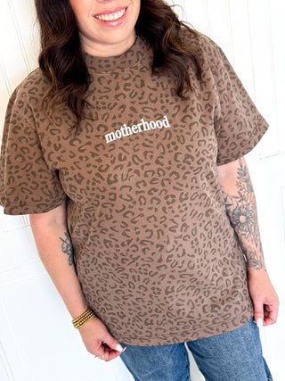 Motherhood Leopard Tee - 120 Graphic Tees - The Farmhouse