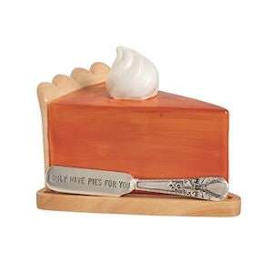 Mud Pie Figural Pie Cloche - Serveware - The Farmhouse