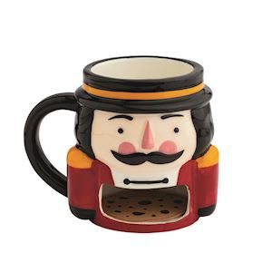 Mud Pie nutcracker milk and cookie pocket mug for Christmas Eve