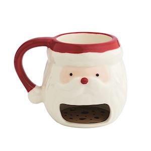 Mud Pie Santa milk and cookie pocket mug for Christmas Eve