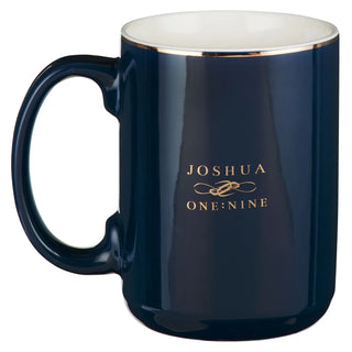 Mug Navy Be Strong and Courageous Joshua 1:9 - 420 Home Decor - The Farmhouse