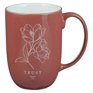 Mug Pink Trust Prov. 3:5 - 430 Holiday Decor - The Farmhouse