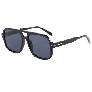 Natalie Oversized Aviator Sunglasses, Black Frame/Black Lens - 260 Fashion Accessories - The Farmhouse