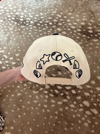 Navy Stripes Hey Batta Batta Hat - 260 Fashion Accessories - The Farmhouse