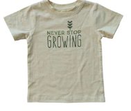 Never Stop Growing Kids Tee - The Farmhouse
