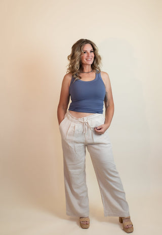NIKIBIKI Women's Around the Way Tank, Blue Shadow - 130 Basics - The Farmhouse