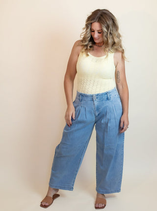 NIKIBIKI Women's Fresh Picked Reversible Tank, Pale Banana - 130 Basics - The Farmhouse