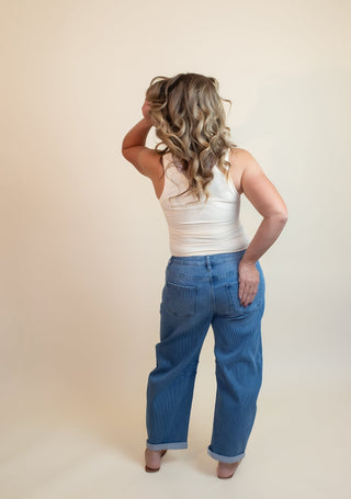 NIKIBIKI Women's Switch & Style Reversible Tank Top, Butter Cream - 130 Basics - The Farmhouse