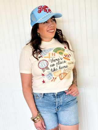 No Place Like Home Baseball Collage Tank - 120 Graphic Tees - The Farmhouse