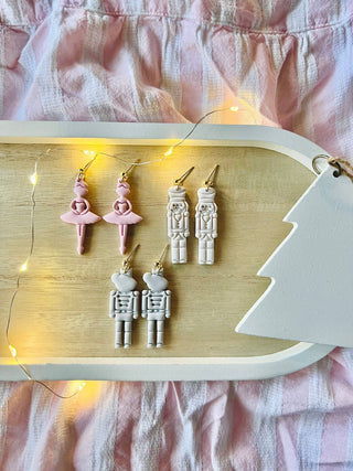 Nutcracker Clay Earrings - 290 Jewelry - The Farmhouse
