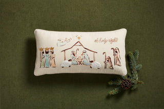 Oh Holy Night Nativity Pillow - The Farmhouse