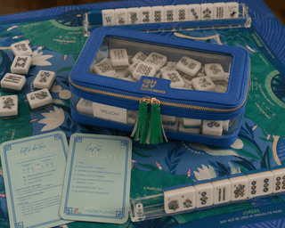 OH MY MAHJONG Blue Tile Storage Bag - 280 Bags - The Farmhouse