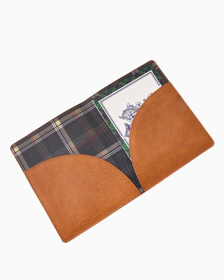 OH MY MAHJONG Cognac Mahjong Card Folio - The Farmhouse