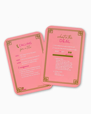 OH MY MAHJONG Coral Shufflers - 423 Stationery - The Farmhouse