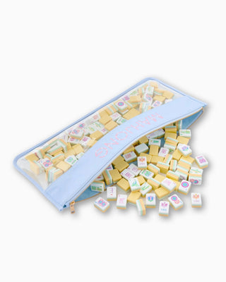 OH MY MAHJONG Light Blue Bamboo Mahjong Bag - 423 Stationery - The Farmhouse
