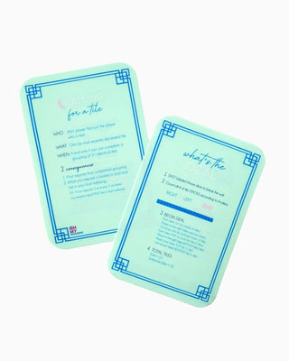OH MY MAHJONG Mint Shufflers - 423 Stationery - The Farmhouse
