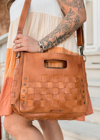 BedStu Orchid Bag, Cognac Dip Dye - 280 Bags - The Farmhouse