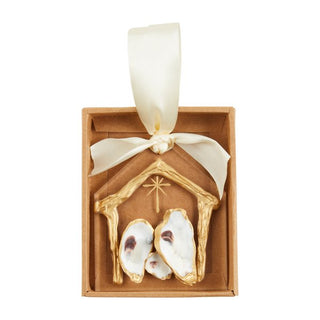 Oyster Nativity Ornament - The Farmhouse