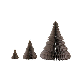 Paper Folding Honeycomb Trees w/ Gold Glitter - Grey Small - The Farmhouse