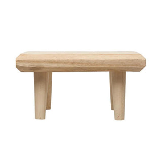 Paulownia Wood Footed Pedestal - 440 Kitchen + Tabletop - The Farmhouse