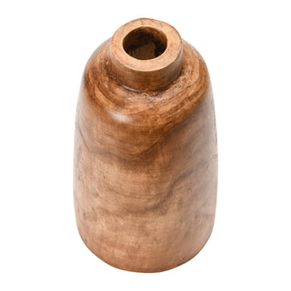 Paulownia Wood Vase, Brown - 440 Kitchen + Tabletop - The Farmhouse