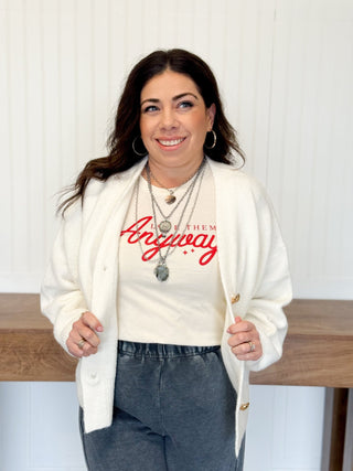 Pearl Lane V - Neck Cardigan - 140 Sweatshirts + Sweaters - The Farmhouse