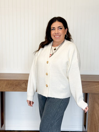 Pearl Lane V - Neck Cardigan - 140 Sweatshirts + Sweaters - The Farmhouse
