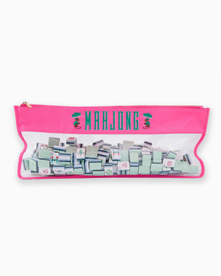 *PRE ORDER* OH MY MAHJONG Pink Monkey Mahjong Bag