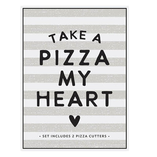 Pizza Cutter Book Box - Take a Pizza My Heart, Gift Set - The Farmhouse