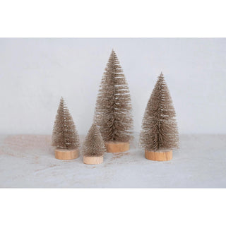 Plastic Bottle Brush Trees - Large - The Farmhouse