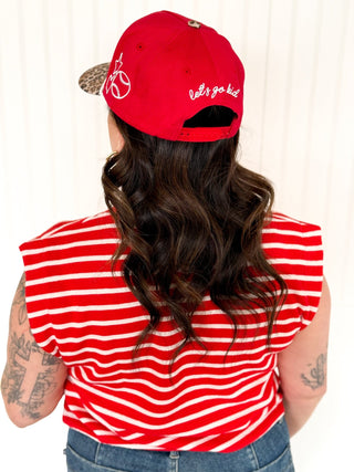 Play Ball Hat, Leopard Print - 260 Fashion Accessories - The Farmhouse