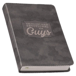Pocket Bible Devotional For Guys Faux Leather - 423 Stationery - The Farmhouse